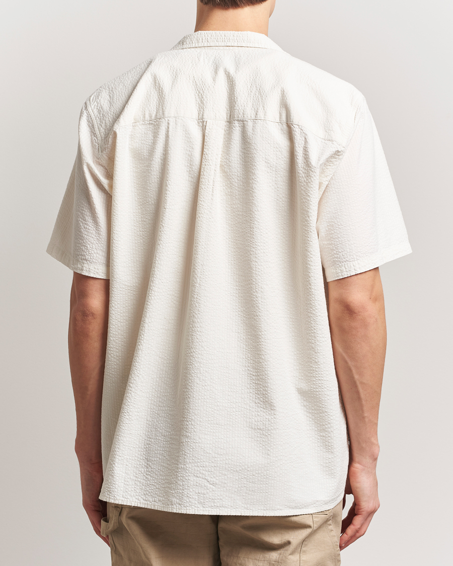 Herre | Skjorter | Forét | Hush Short Sleeve Seersucker Shirt Cloud
