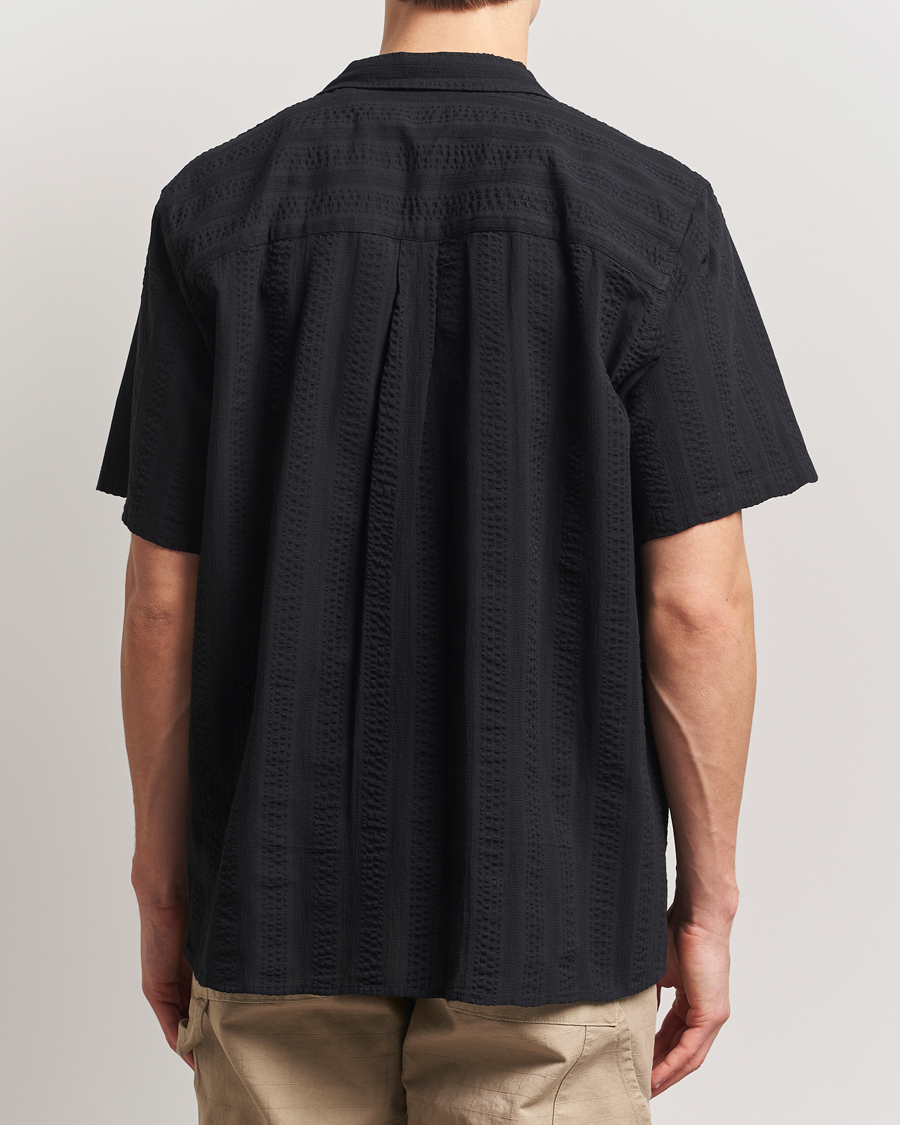 Herre | Skjorter | Forét | Peer Short Sleeve Shirt Black