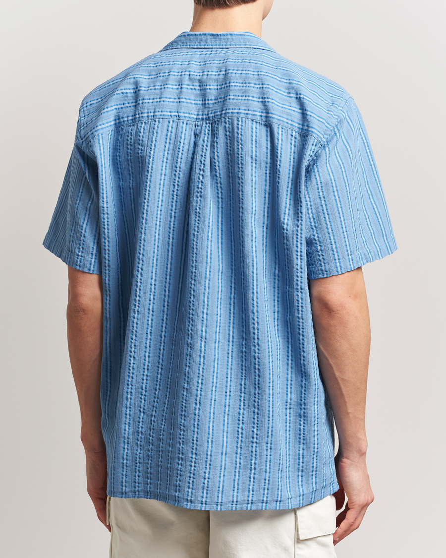 Herre | Skjorter | Forét | Peer Short Sleeve Shirt Blue