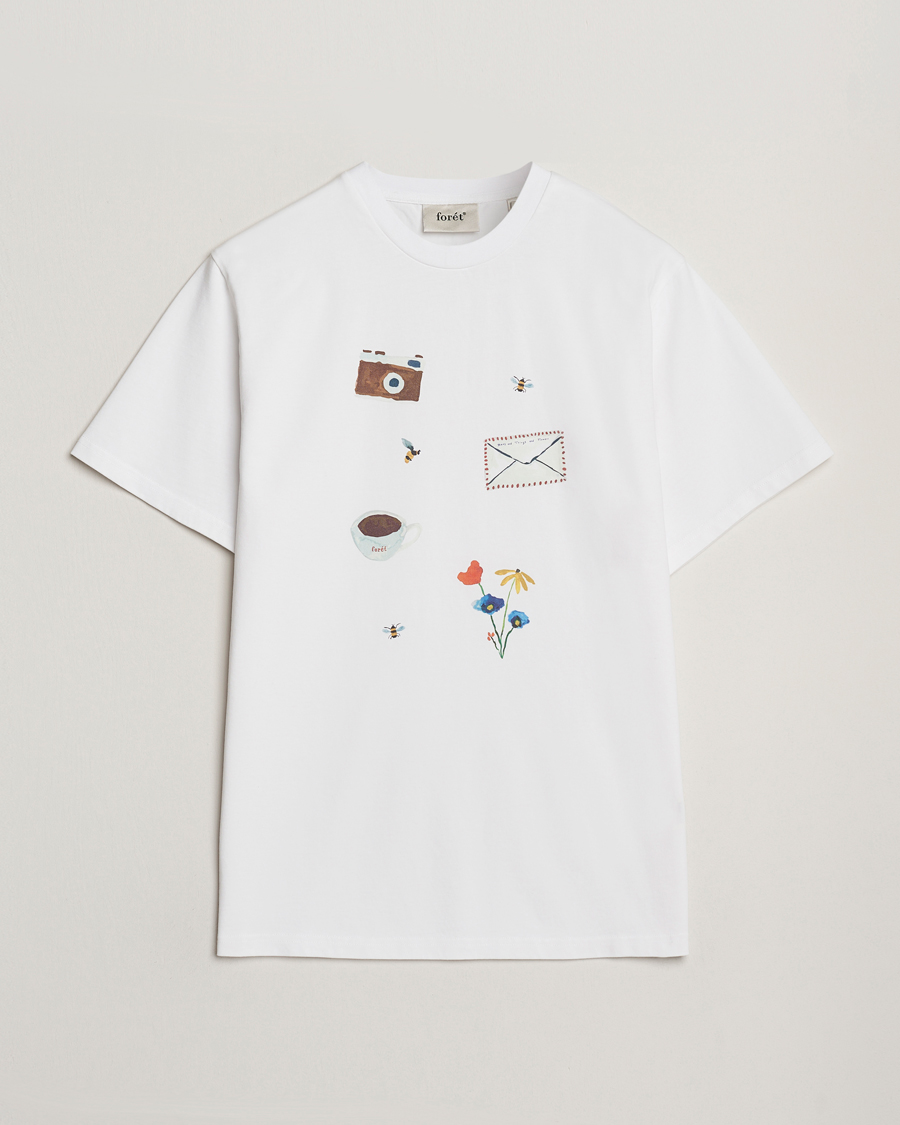Herre | T-Shirts | Forét | Things T-Shirt White