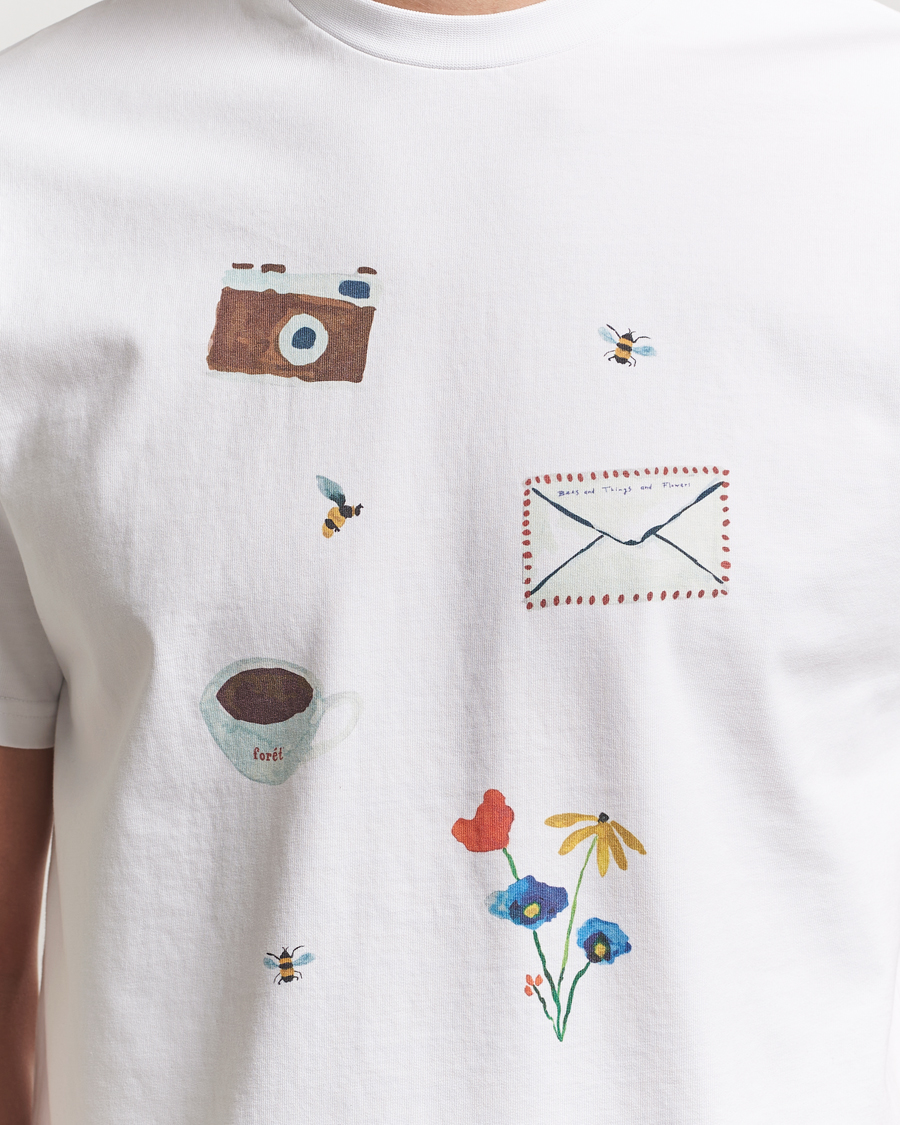 Herre | T-Shirts | Forét | Things T-Shirt White