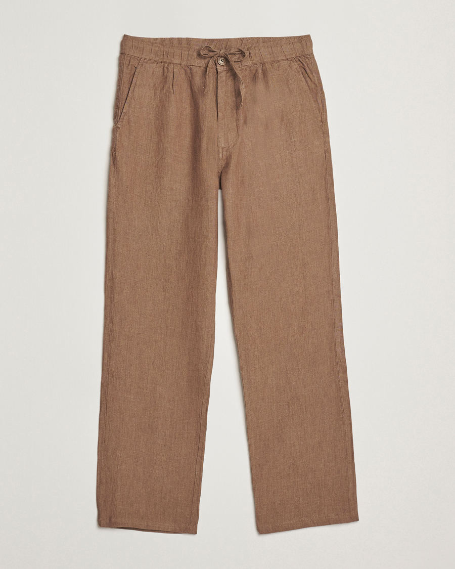 Herre | Bukser | KnowledgeCotton Apparel | Loose Linen Pants Tuffet