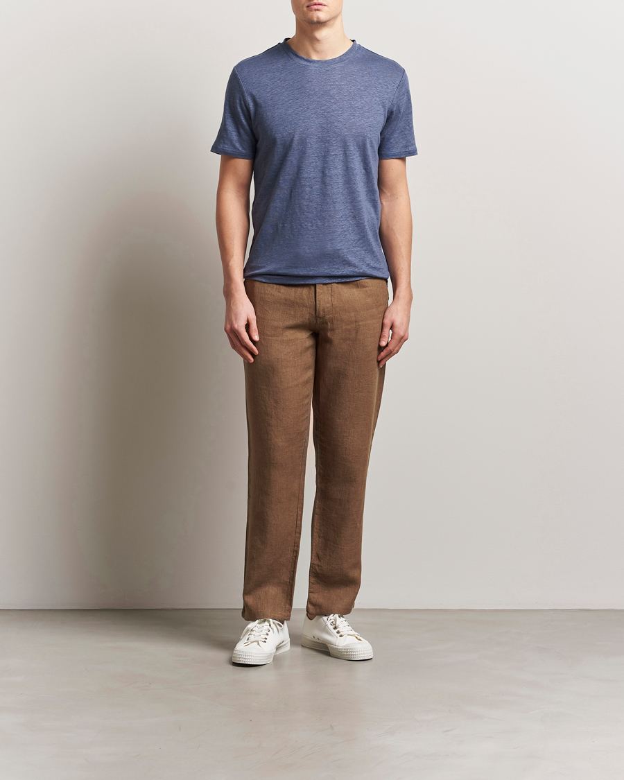 Herre | Bukser | KnowledgeCotton Apparel | Loose Linen Pants Tuffet