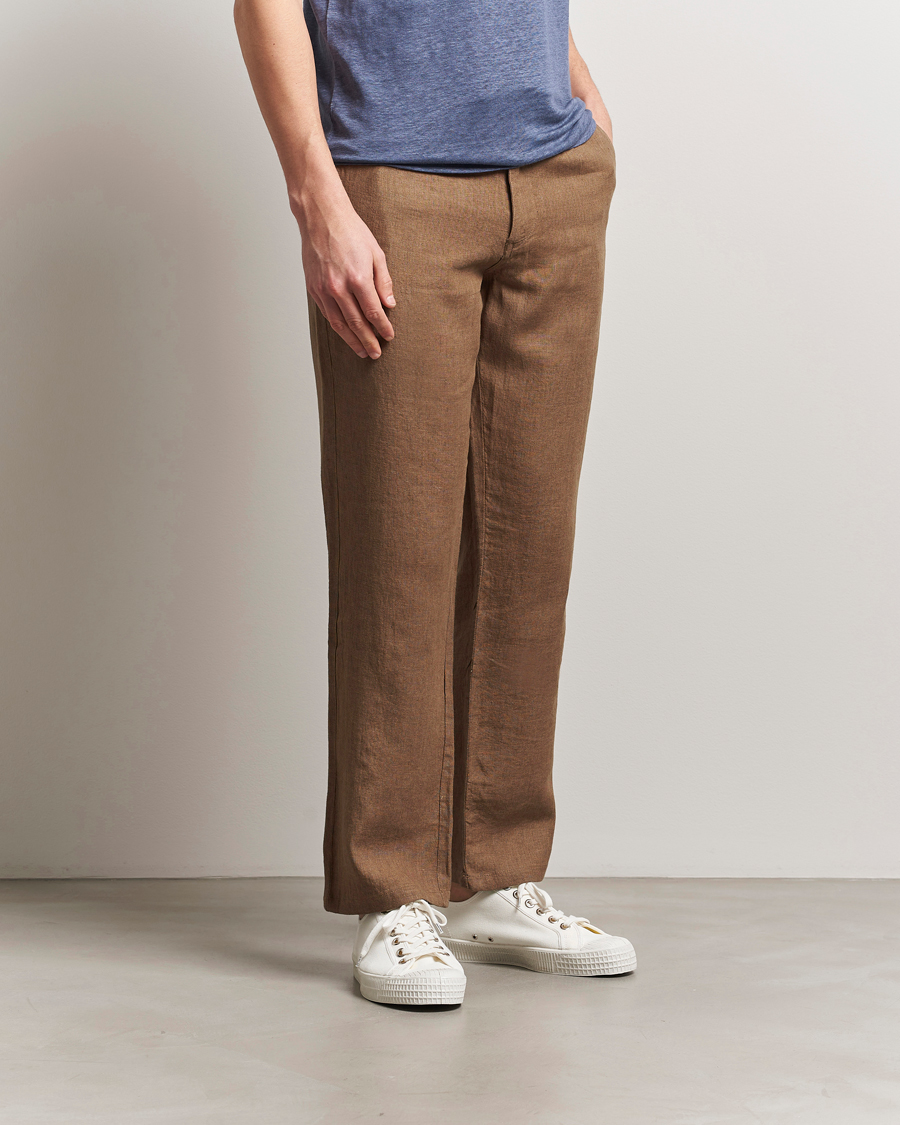 Herre | Bukser | KnowledgeCotton Apparel | Loose Linen Pants Tuffet