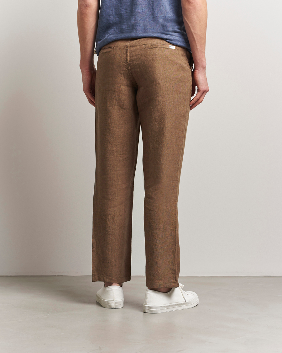 Herre | Bukser | KnowledgeCotton Apparel | Loose Linen Pants Tuffet