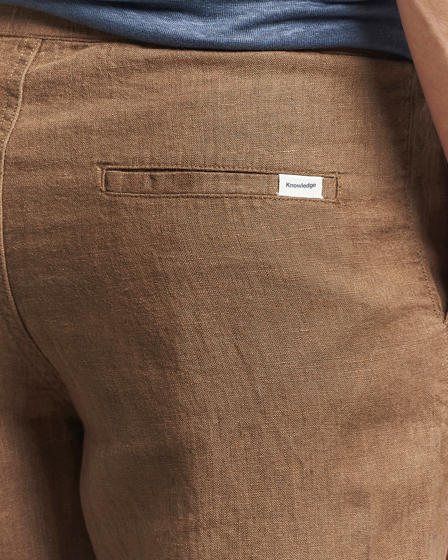 Herre | Bukser | KnowledgeCotton Apparel | Loose Linen Pants Tuffet