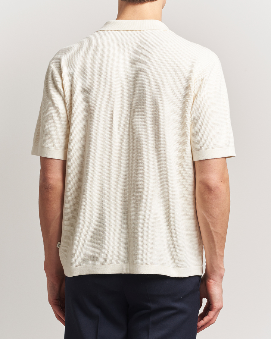 Herre | Skjorter | KnowledgeCotton Apparel | Knitted Short Sleeve Shirt Eggret