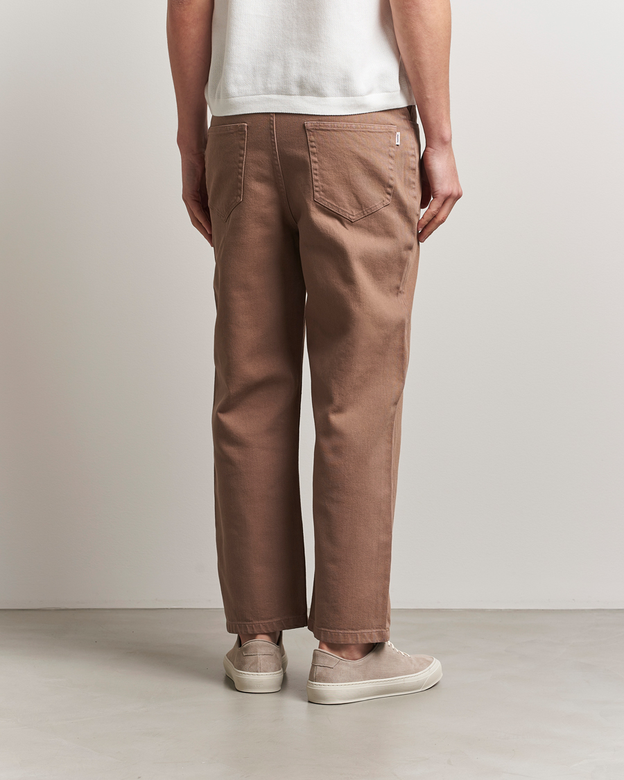 Herre | Bukser | KnowledgeCotton Apparel | Flint Five Pocket Twill Pants Tiramisou