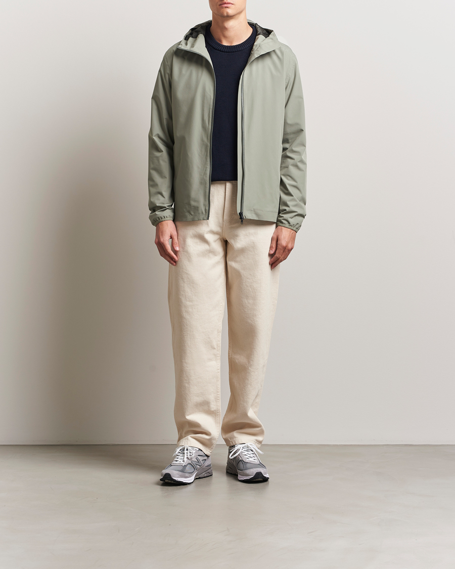 Herre | Jakker | Scandinavian Edition | Hood Waterproof Jacket Light Green