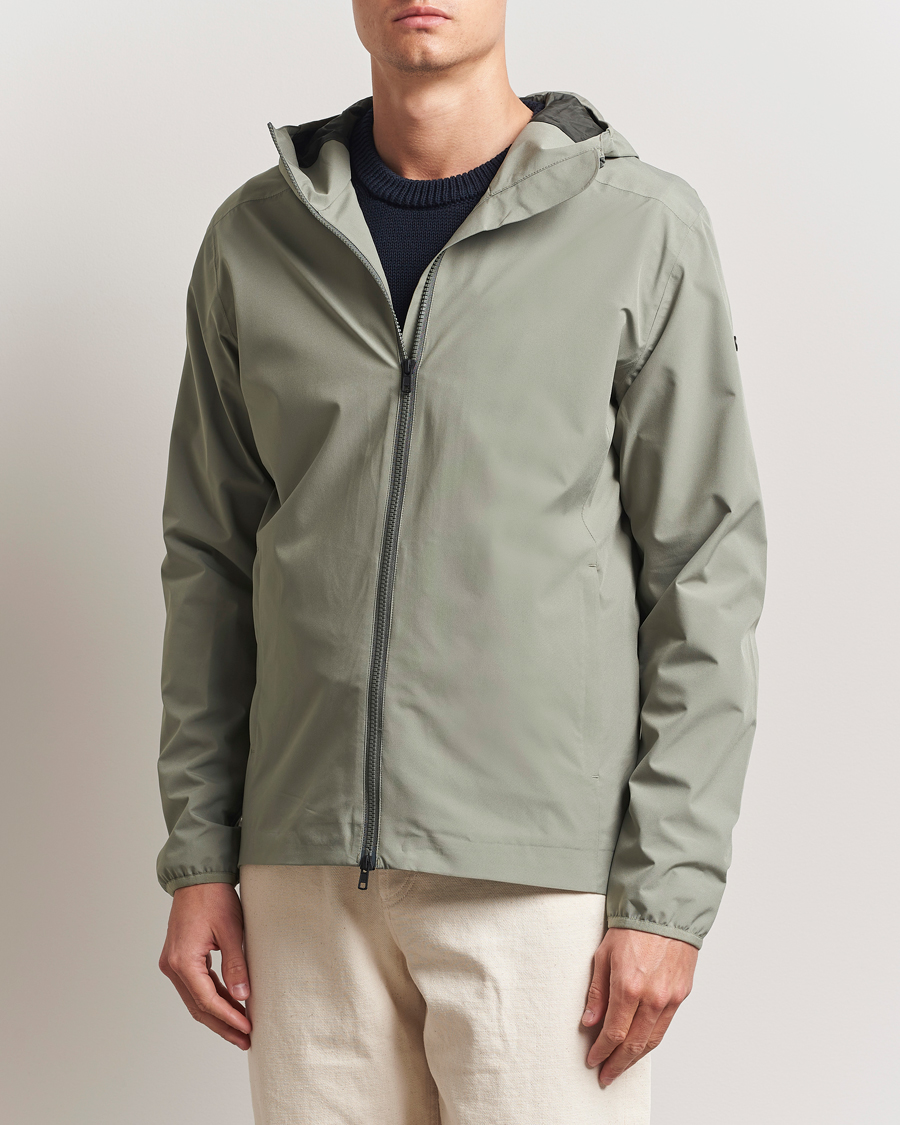 Herre | Jakker | Scandinavian Edition | Hood Waterproof Jacket Light Green