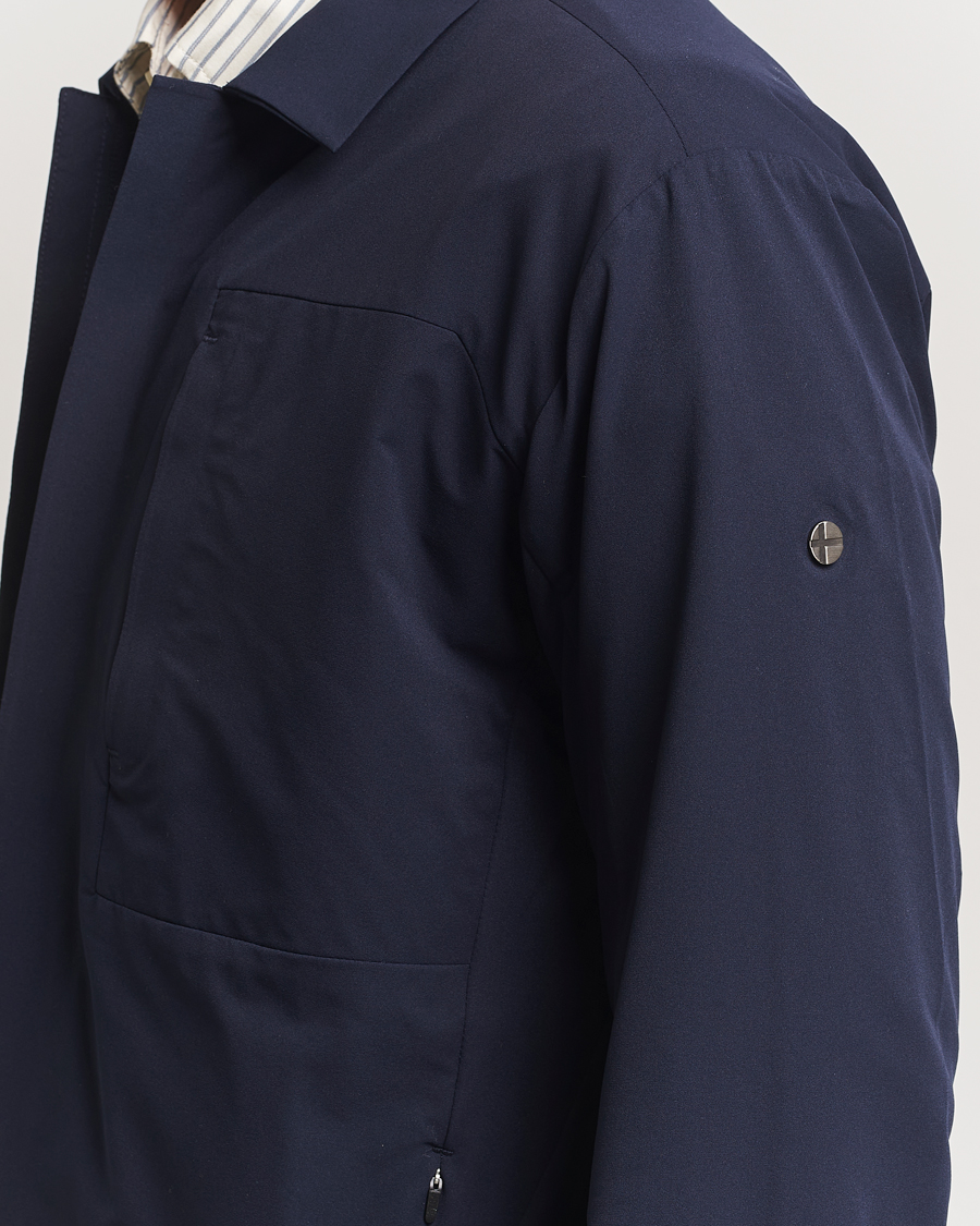 Herre | Jakker | Scandinavian Edition | Merge II Stretch Shirt Jacket Navy Blue
