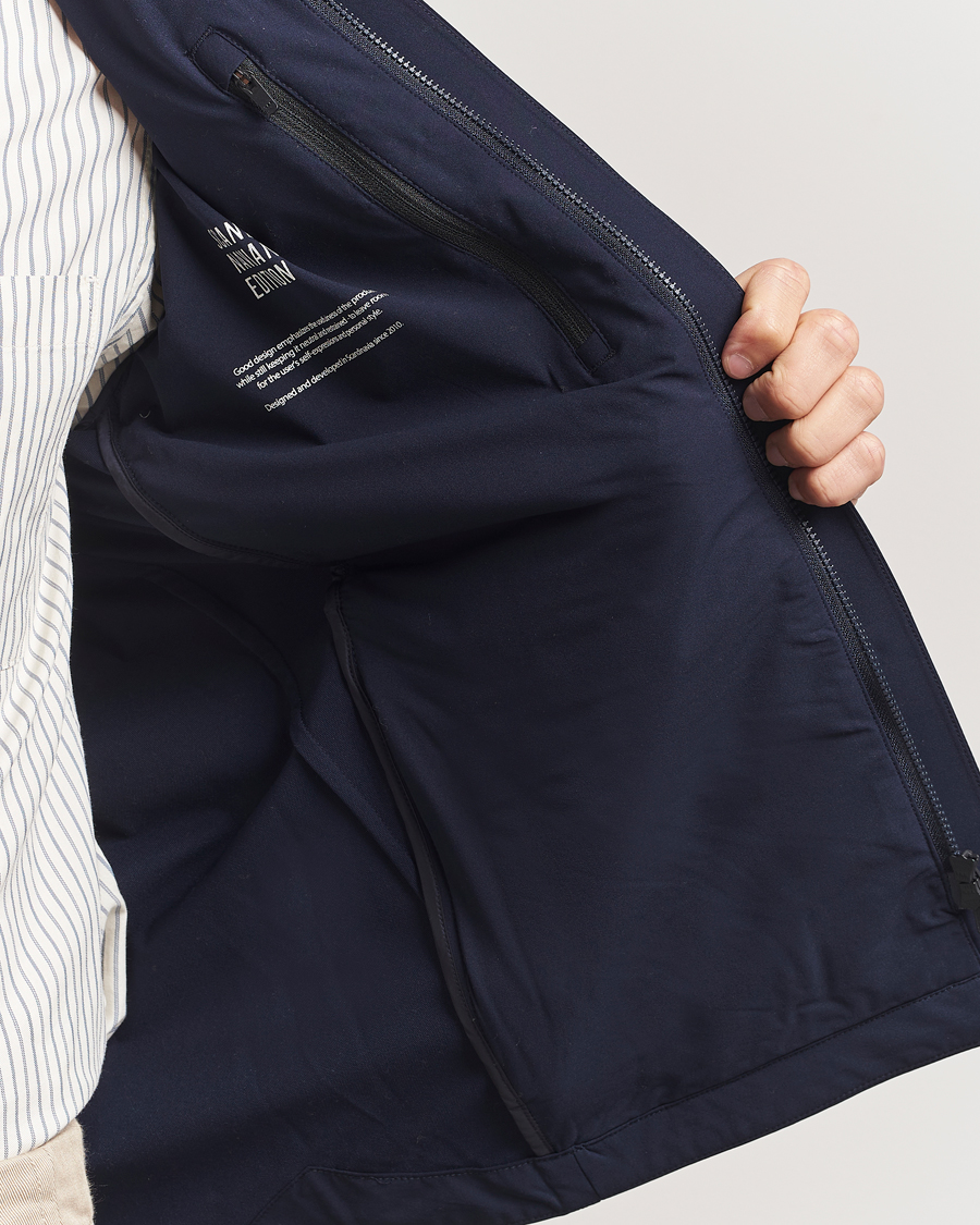 Herre | Jakker | Scandinavian Edition | Merge II Stretch Shirt Jacket Navy Blue