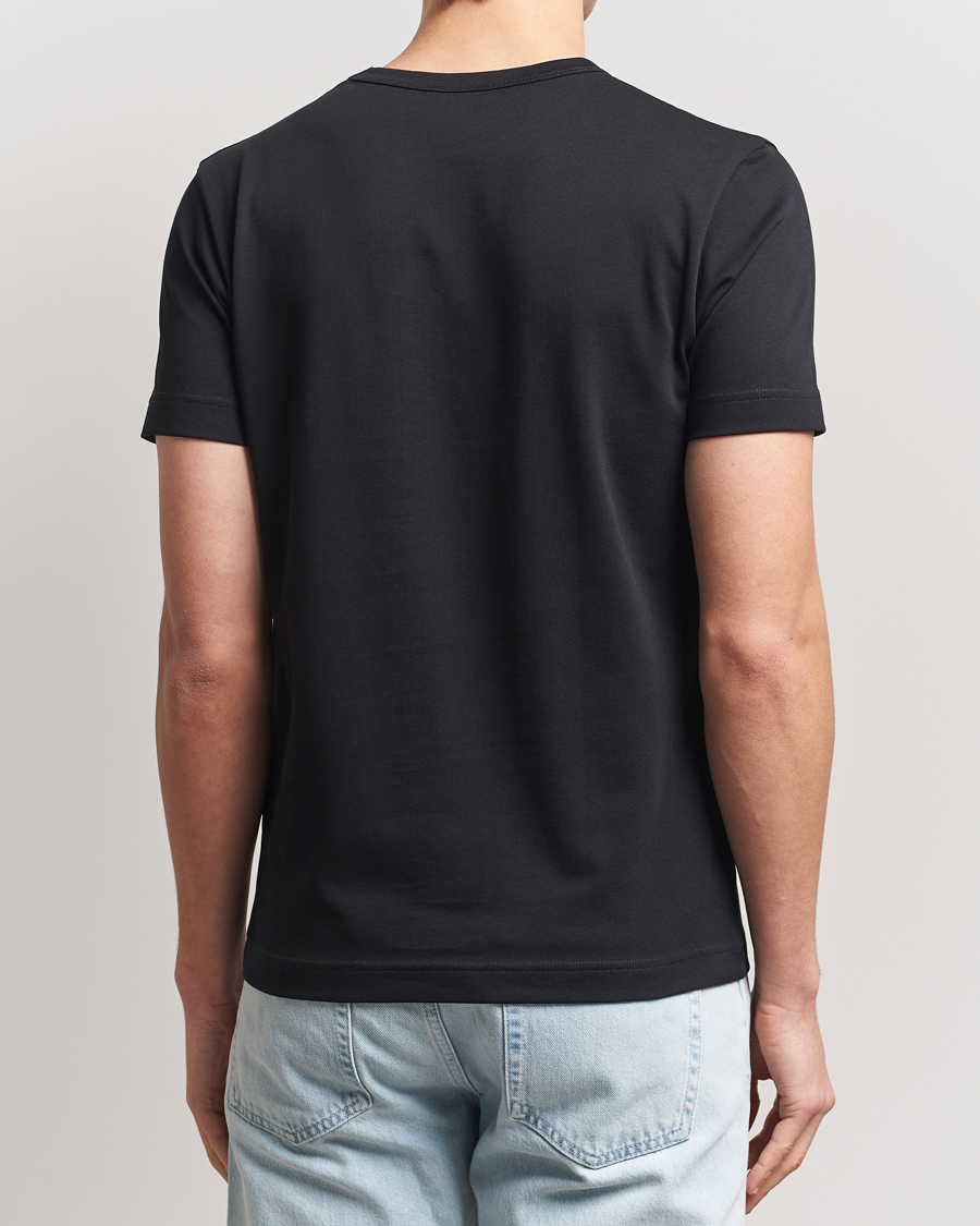 Herre | T-Shirts | Sunspel | Single Jersey Supima Cotton T-Shirt Black