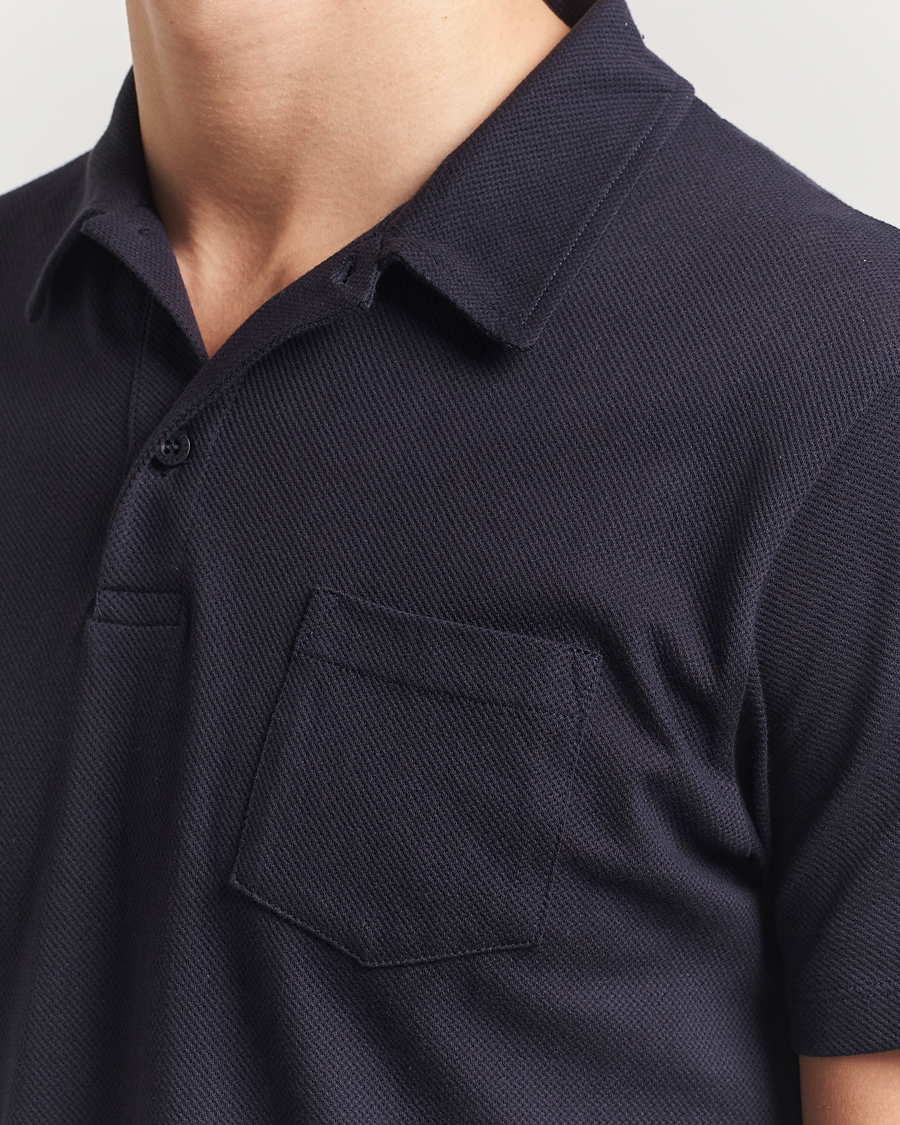Herre | Pikéer | Sunspel | Riviera Polo Shirt Midnight Navy