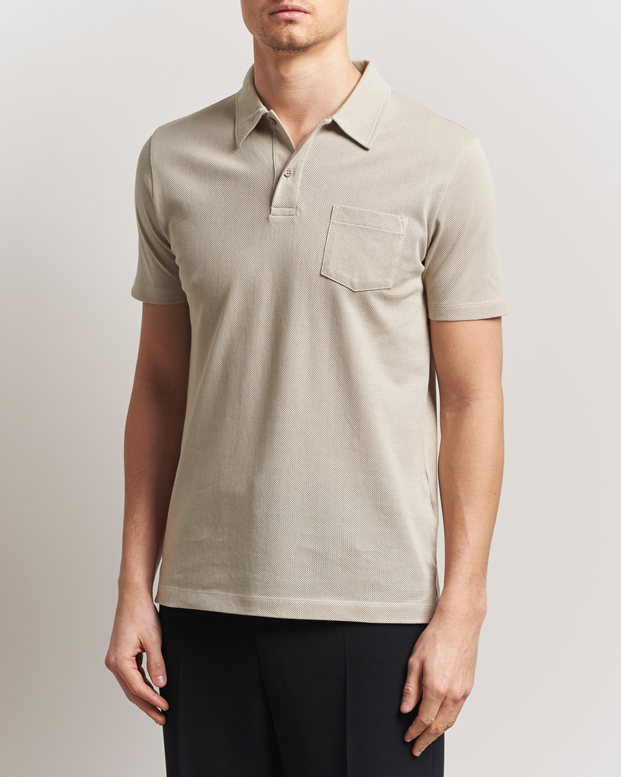 Herre | Pikéer | Sunspel | Riviera Polo Shirt Ash Grey