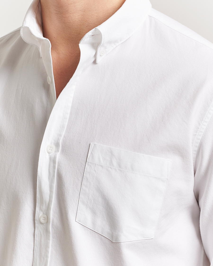 Herre | Skjorter | Sunspel | Oxford Button Down Shirt White