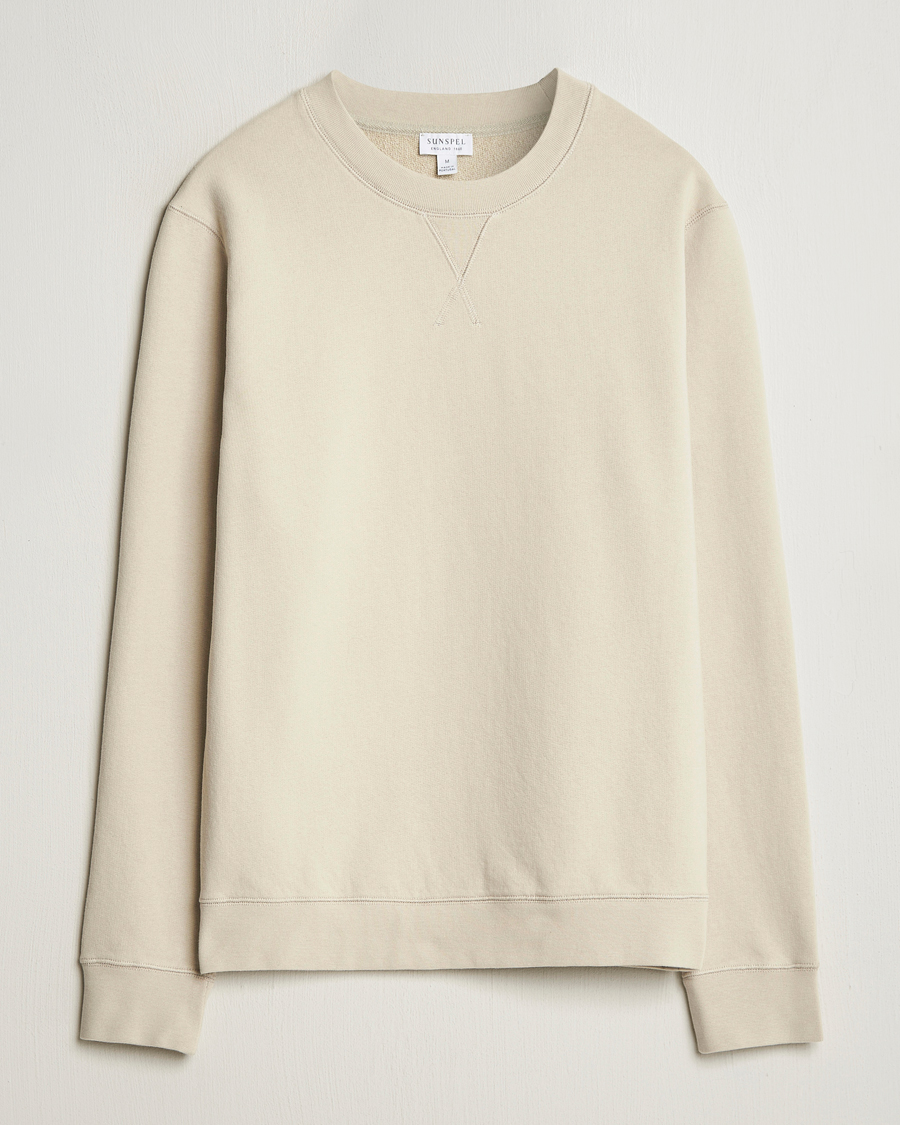 Herre | Gensere | Sunspel | Loopback Sweatshirt Ash Grey