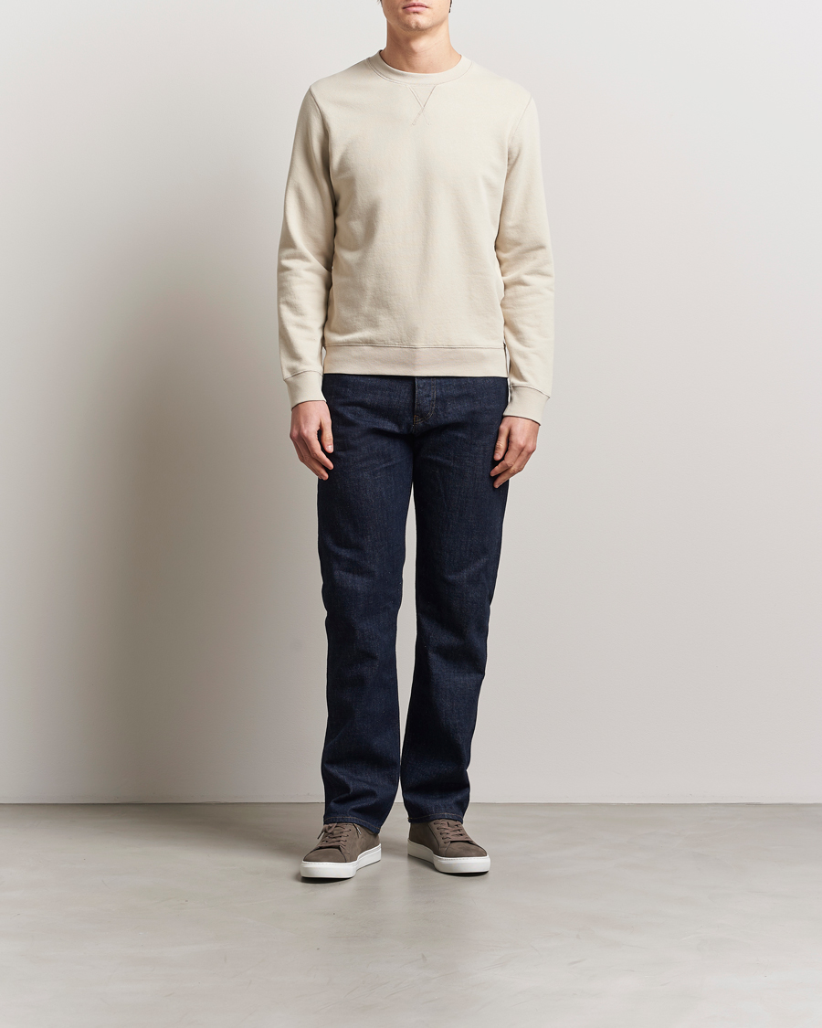 Herre | Gensere | Sunspel | Loopback Sweatshirt Ash Grey