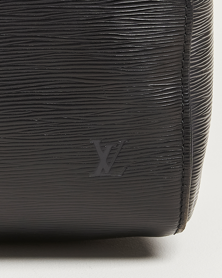 Herre | Louis Vuitton Pre-Owned Keepall 45 Epi Leather Bag Black | Louis Vuitton Pre-Owned | Keepall 45 Epi Leather Bag Black