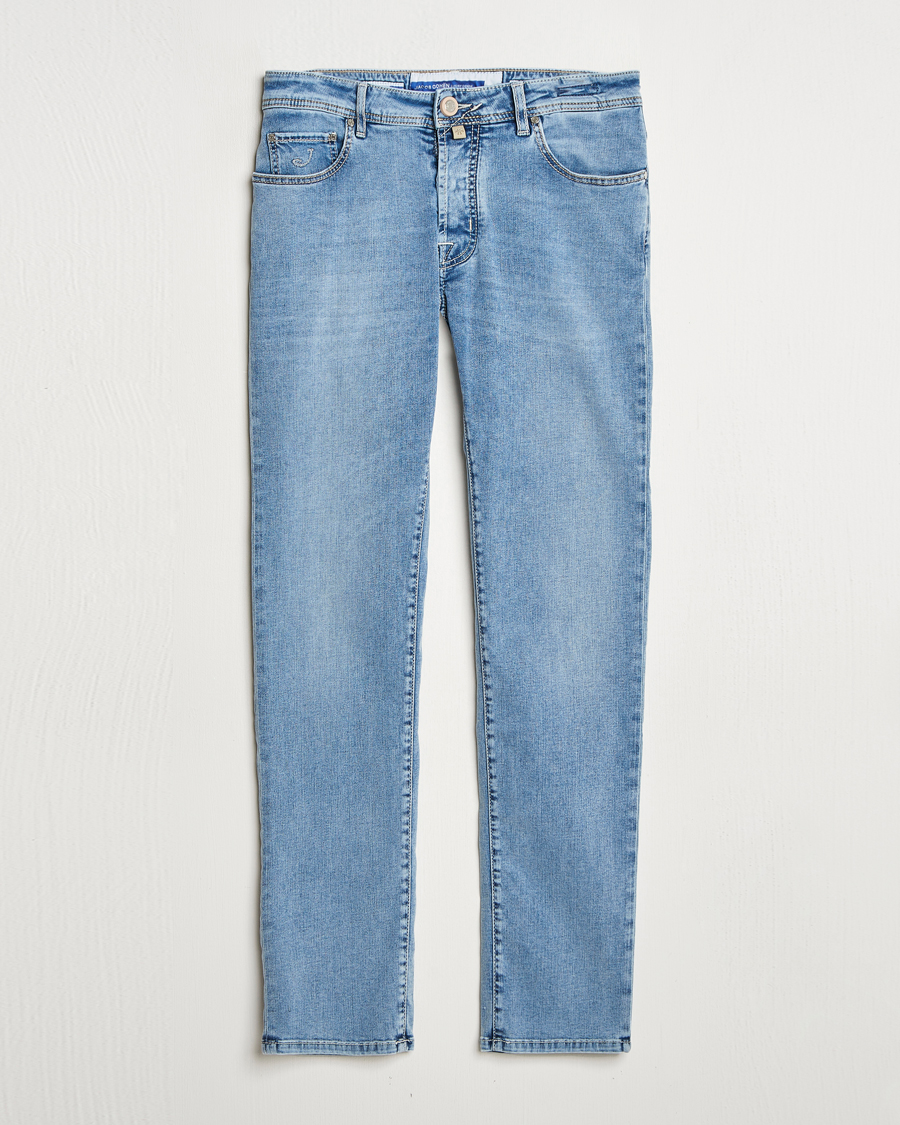 Herre | Jeans | Jacob Cohën | Bard Slim Fit Stretch Jeans Light Vintage Blue