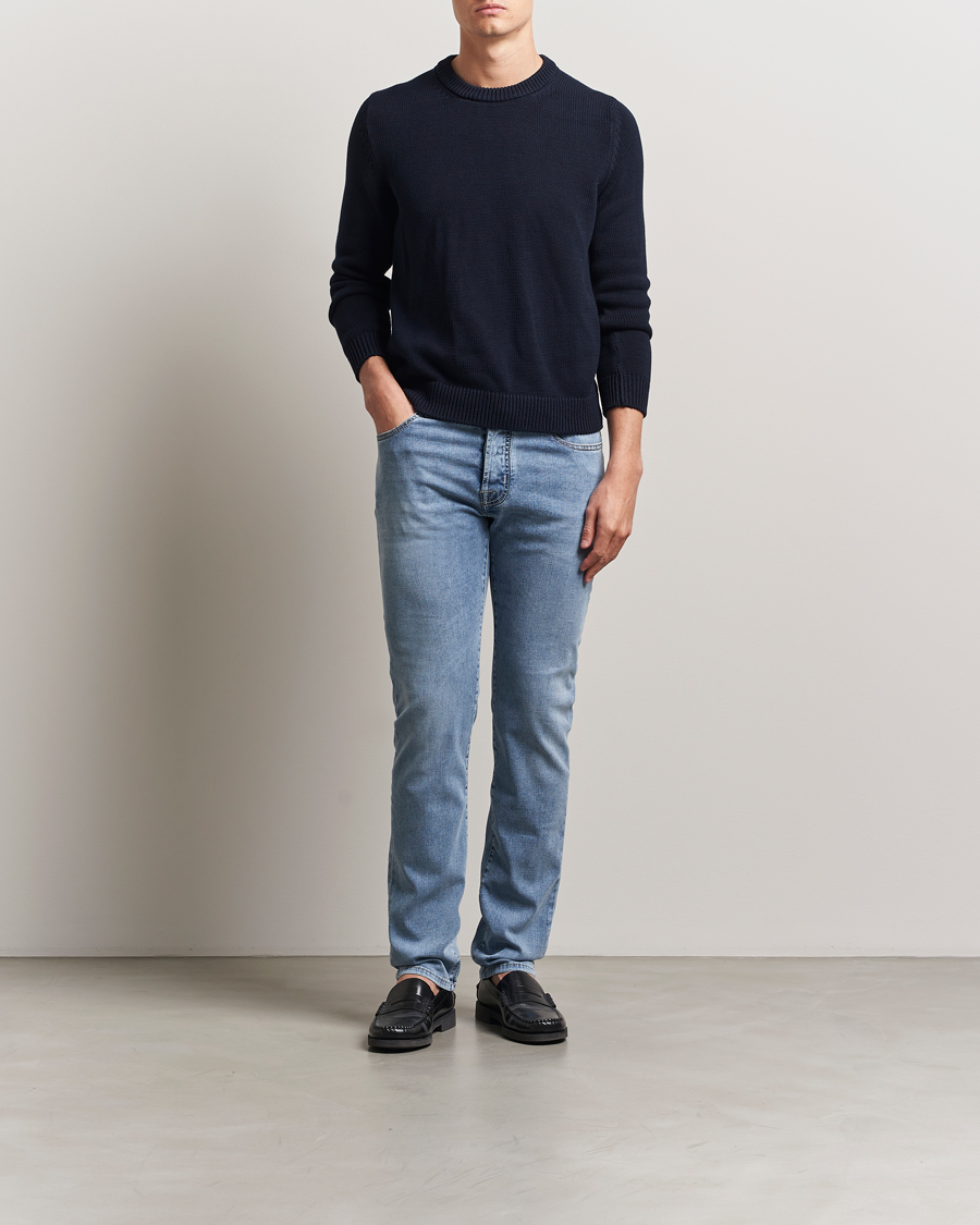 Herre | Jeans | Jacob Cohën | Bard Slim Fit Stretch Jeans Light Vintage Blue