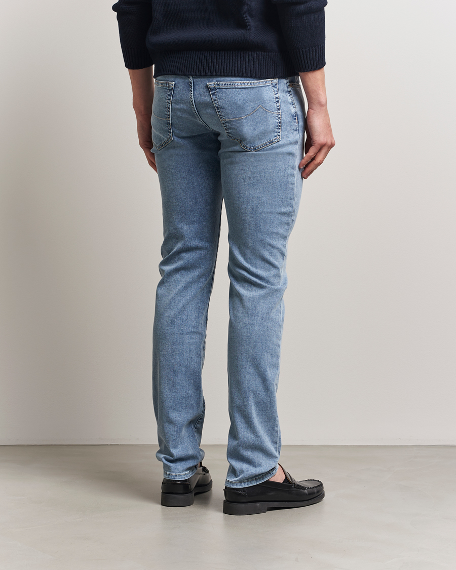 Herre | Jeans | Jacob Cohën | Bard Slim Fit Stretch Jeans Light Vintage Blue