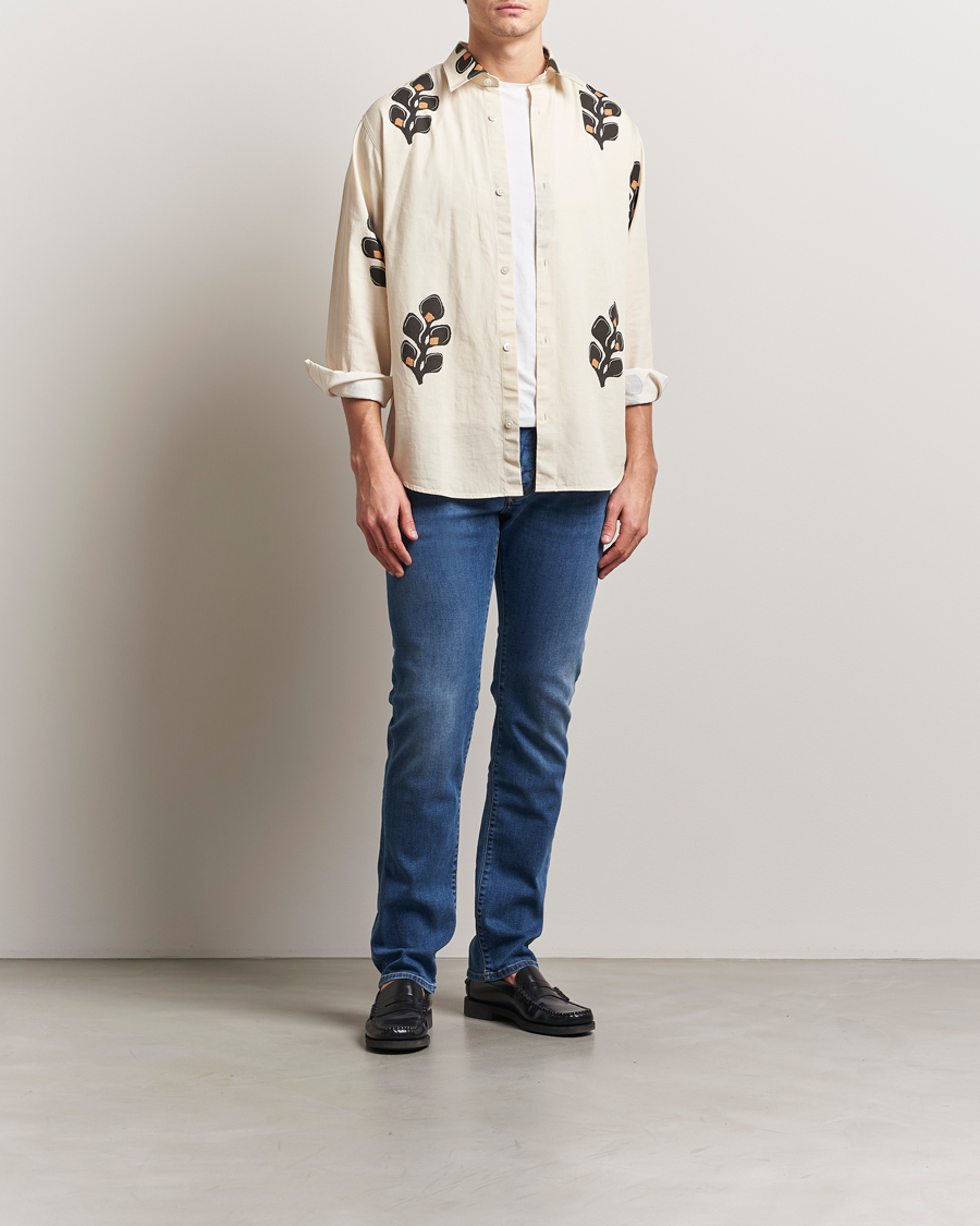 Herre | Jeans | Jacob Cohën | Nick Slim Fit Stretch Jeans Mid Blue