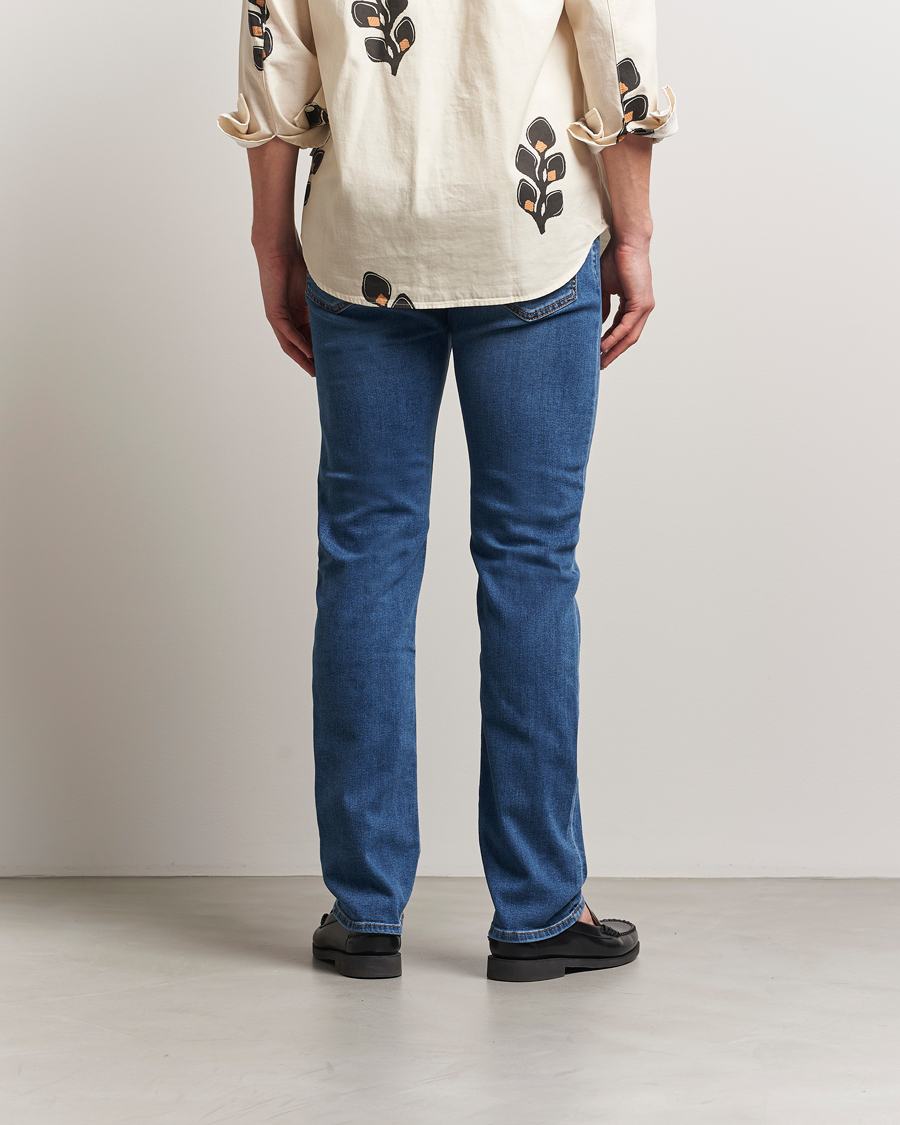 Herre | Jeans | Jacob Cohën | Nick Slim Fit Stretch Jeans Mid Blue