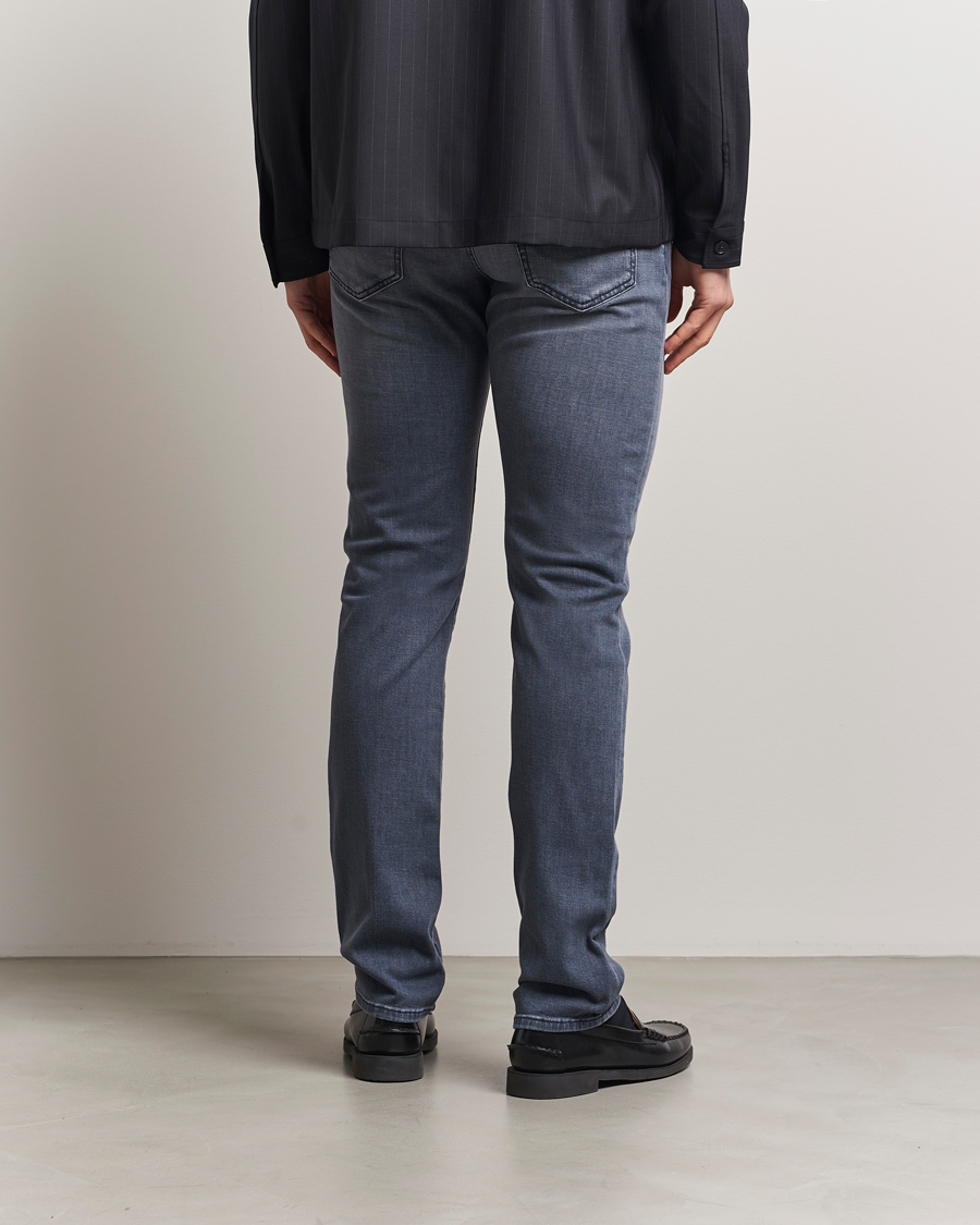 Herre | Jeans | Jacob Cohën | Bard Slim Fit Stretch Jeans Mid Grey