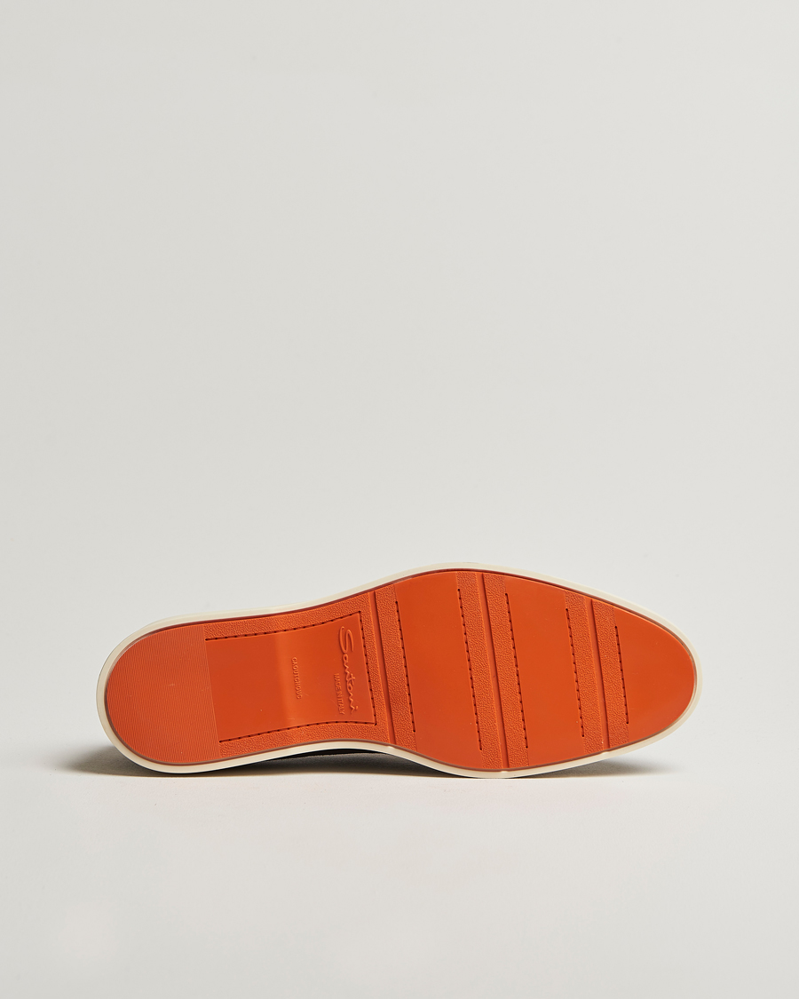 Herre | Loafers | Santoni | Detroit Loafers Black Suede