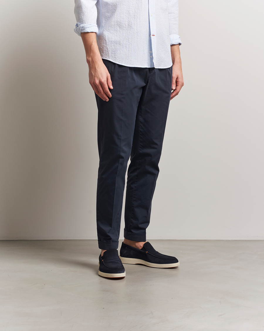 Herre | Loafers | Santoni | Detroit Loafers Navy Suede