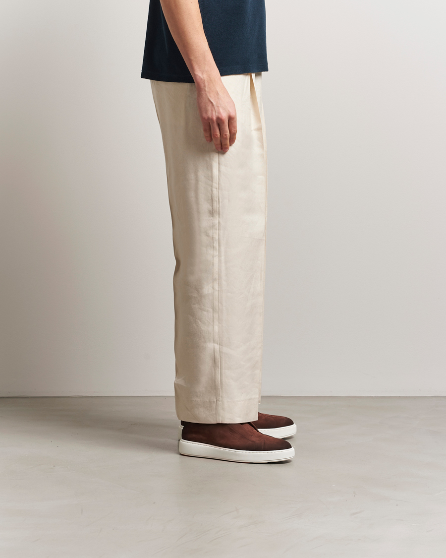Herre | Sneakers | Santoni | Cleanic No Lace Sneakers Brown Nubuck
