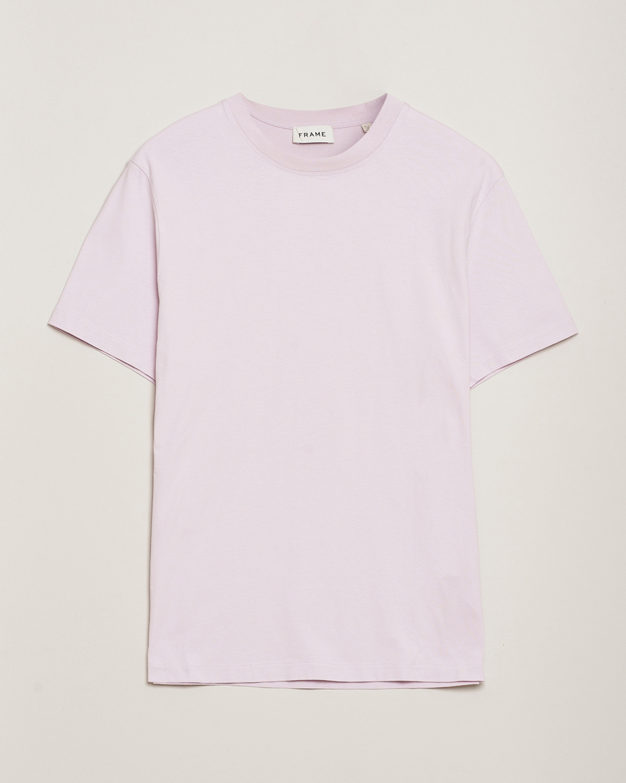 Herre | T-Shirts | FRAME | Logo T-Shirt Light Pink