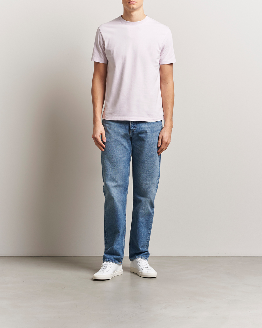 Herre | T-Shirts | FRAME | Logo T-Shirt Light Pink