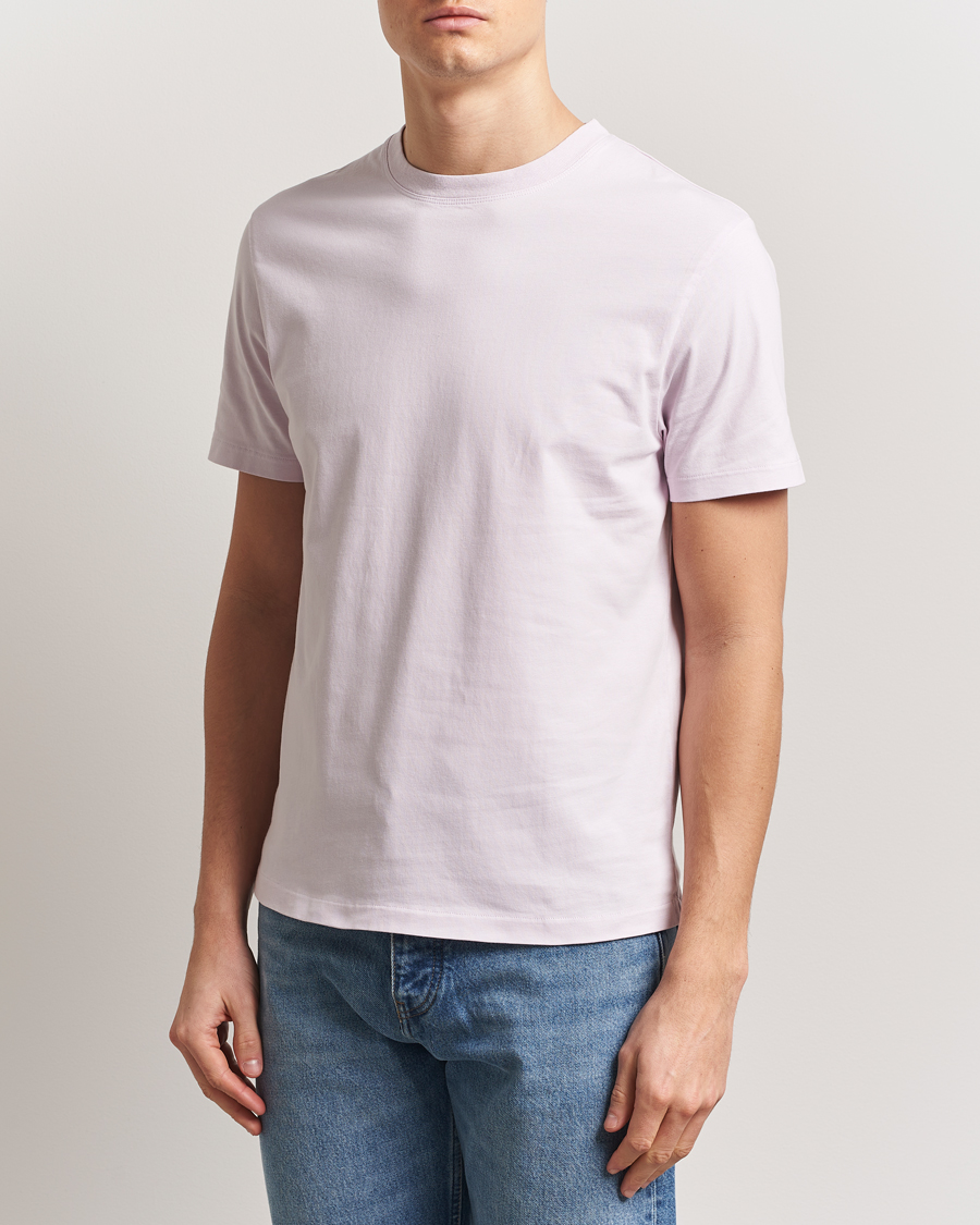 Herre | T-Shirts | FRAME | Logo T-Shirt Light Pink