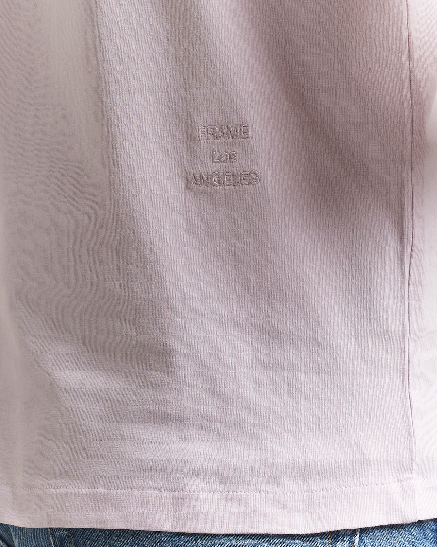 Herre | T-Shirts | FRAME | Logo T-Shirt Light Pink