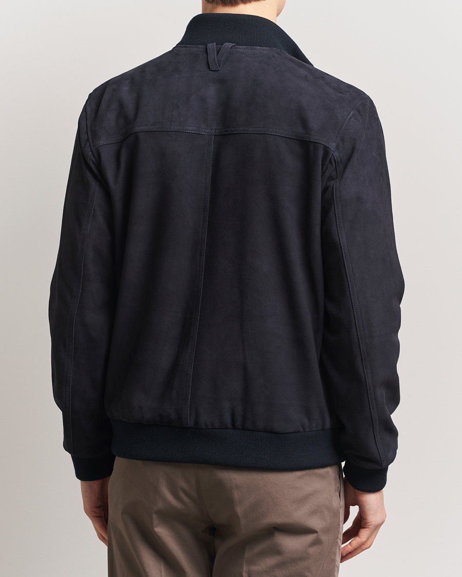 Herre | Jakker | Valstar | Valstarino Suede Jacket Navy