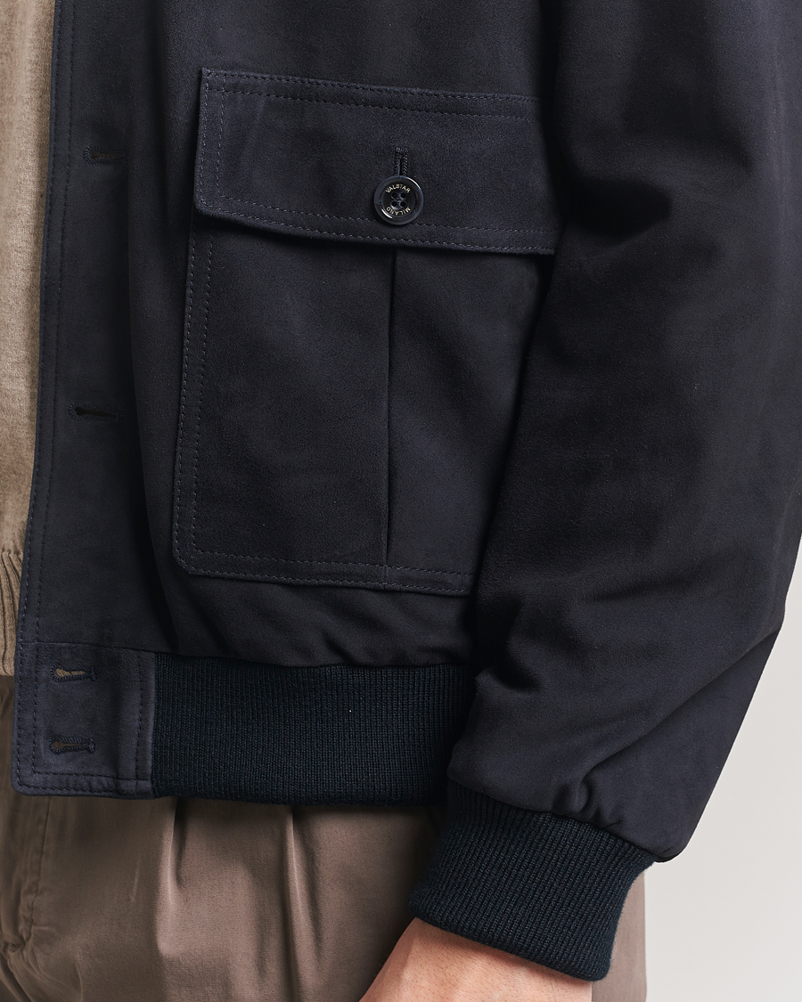 Herre | Jakker | Valstar | Valstarino Suede Jacket Navy