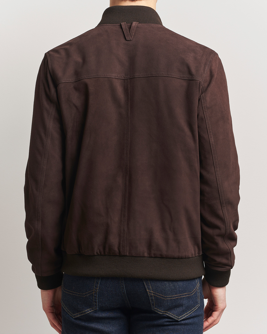Herre | Jakker | Valstar | Valstarino Suede Jacket Dark Brown