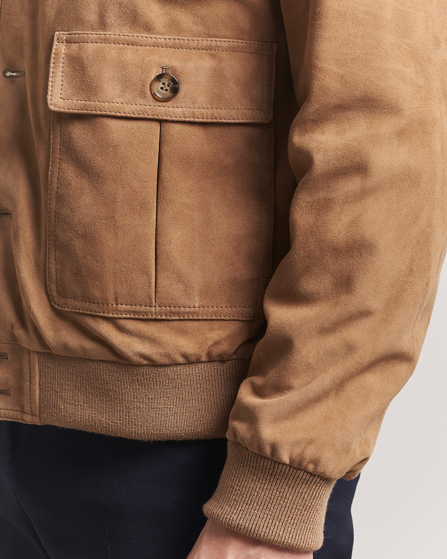 Herre | Jakker | Valstar | Valstarino Suede Jacket Arachide