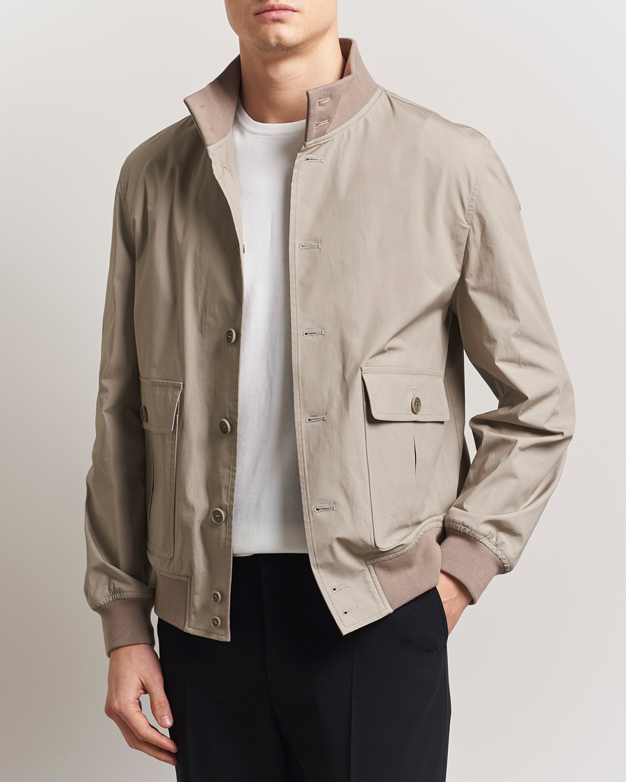 Herre | Jakker | Valstar | Valstarino Lightweight Cotton Jacket Desert