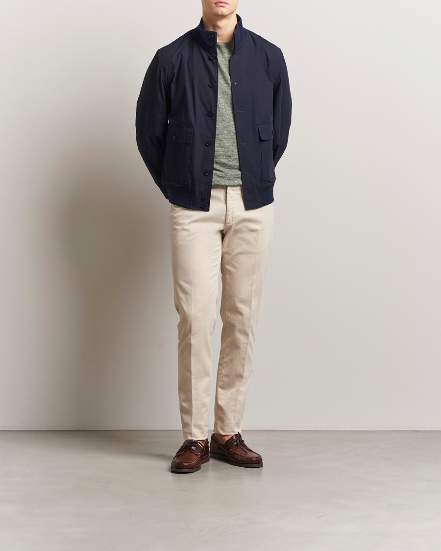 Herre | Jakker | Valstar | Valstarino Lightweight Cotton Jacket Navy