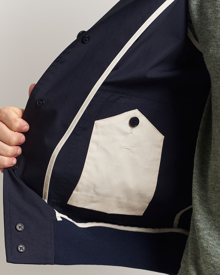 Herre | Jakker | Valstar | Valstarino Lightweight Cotton Jacket Navy