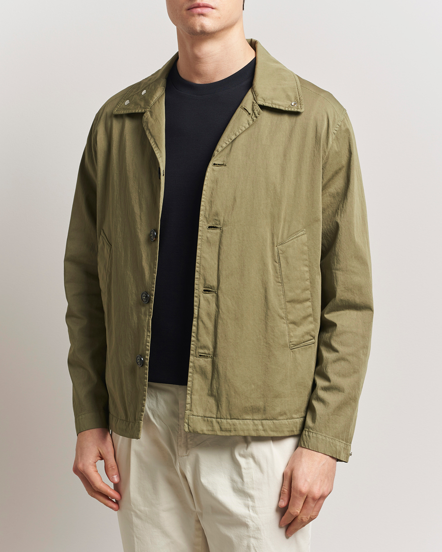 Herre | Jakker | Valstar | Garment Dyed Cotton Jacket Military Green
