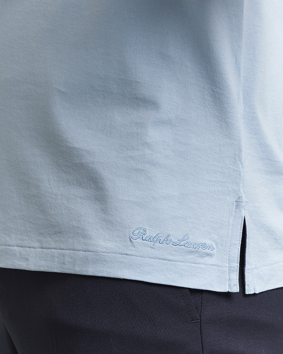 Herre | T-Shirts | Ralph Lauren Purple Label | Short Sleeve T-Shirt Chambray