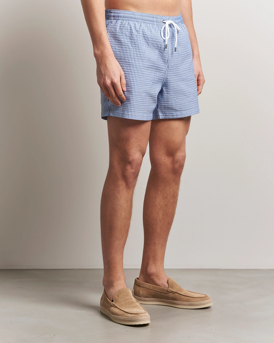 Herre | Badeshorts | Ralph Lauren Purple Label | Amalfi Swim Shorts Light Blue
