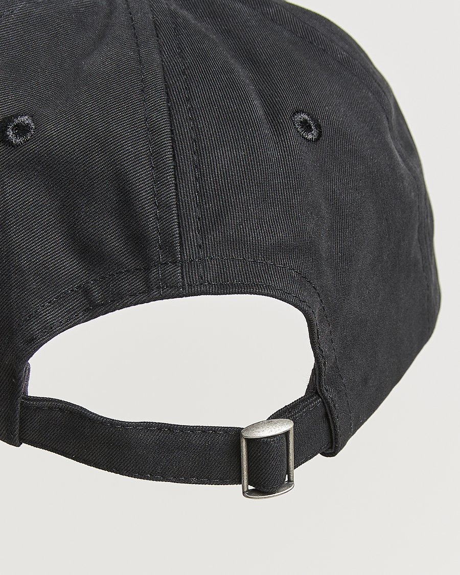 Herre | Hatter og capser | Drake's | Flower Embroidered Cap Black