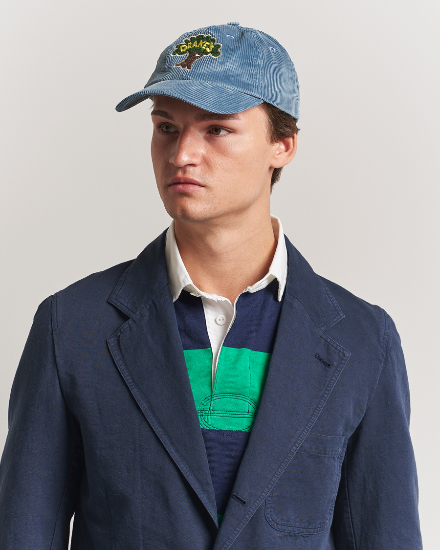Herre | Hatter og capser | Drake's | Drake´s Tree Baseball Cap Cornflower Blue