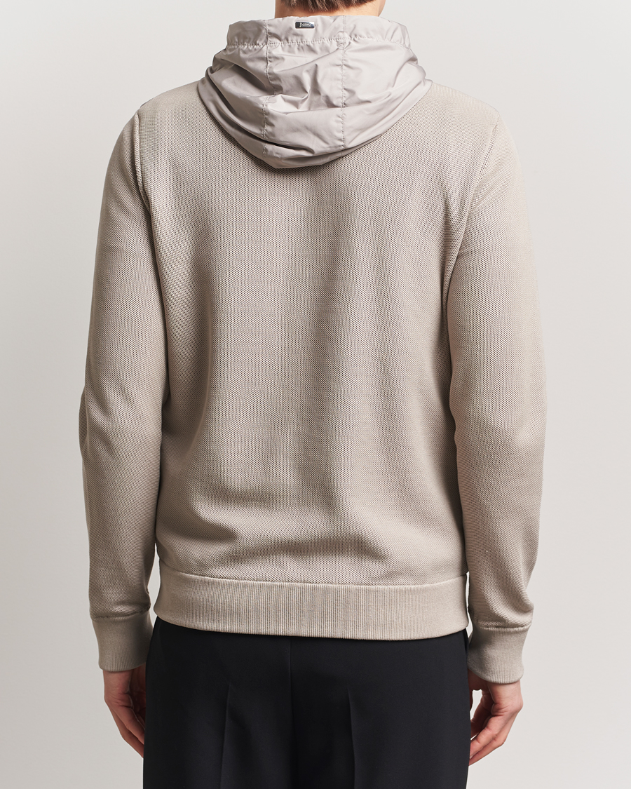 Herre | Jakker | Herno | Hooded Hybrid Jacket Beige