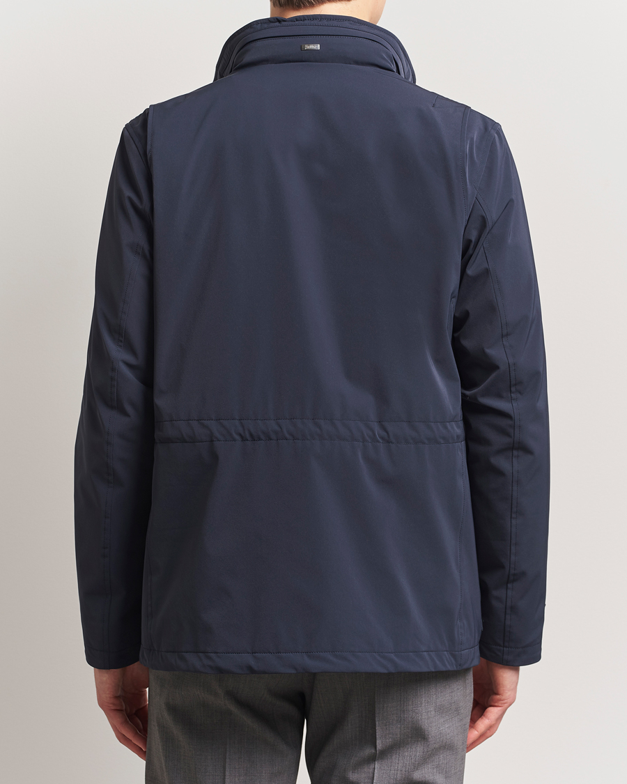 Herre | Jakker | Herno | Soft Nylon Field Jacket Navy